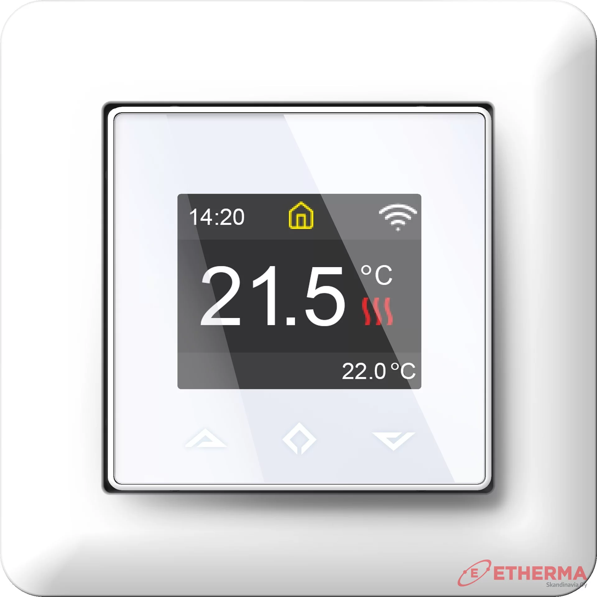 electricity market price-tracking monitoring thermostat nordpool temperature controller wifi floor heating Evesta Etherma